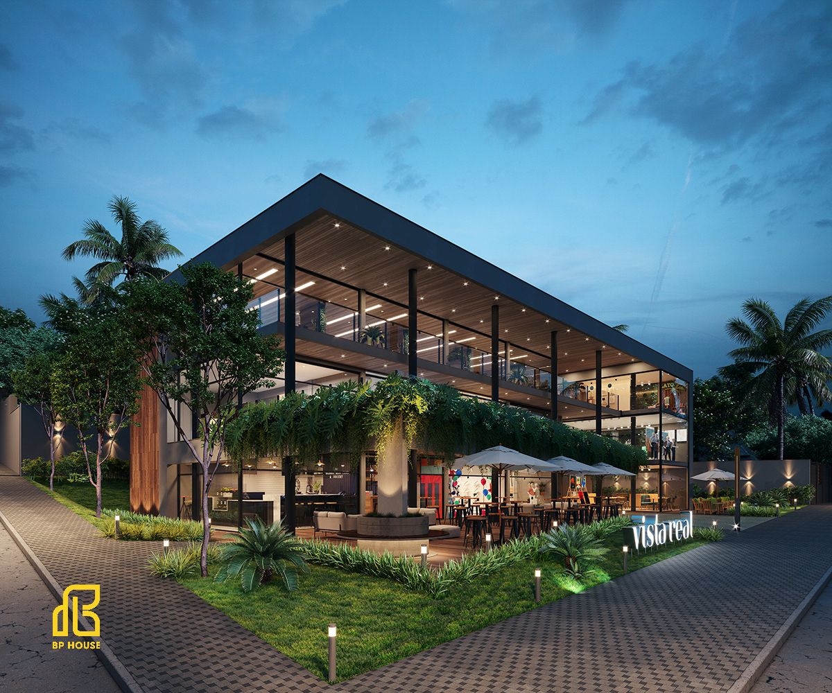 quán cafe sắt tiền chế 7x12
