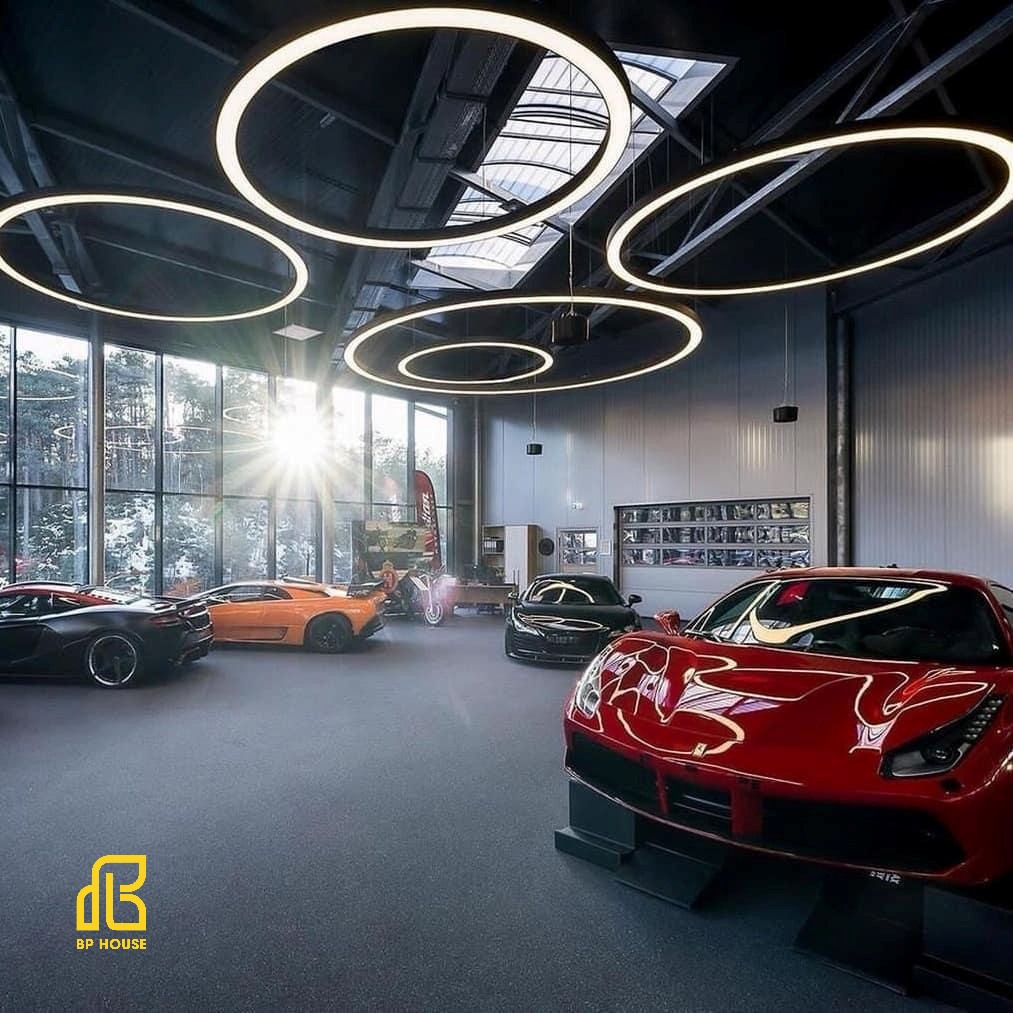thiết kế showroom tiền chế tại Long An