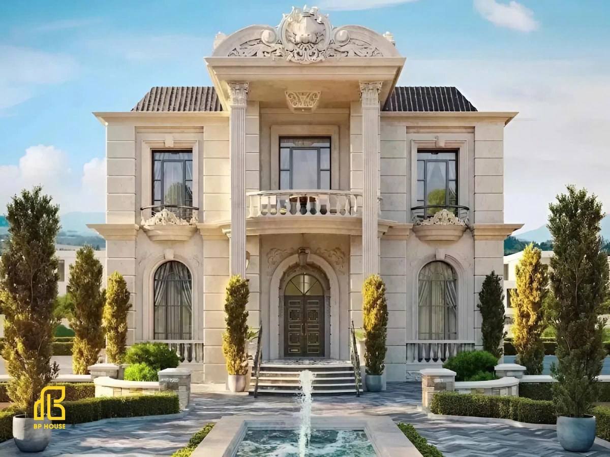 thiết kế thi công biệt thự tân cổ điển