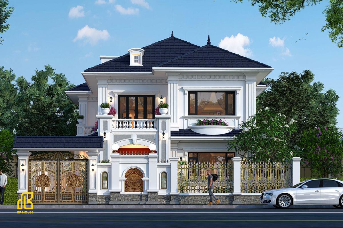 Mặt bằng biệt thự 3 phòng ngủ