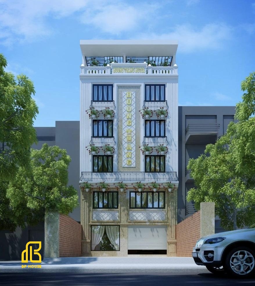 mẫu thiết kế khách sạn mini 7x20