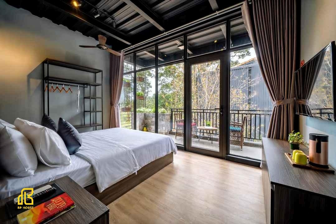 mau-thiet-ke-phong-nha-nghi-dep Mẫu phòng nhà nghỉ có ban công, view đẹp