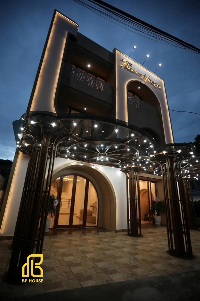 mẫu thiết kế nhà nghỉ 2 tầng