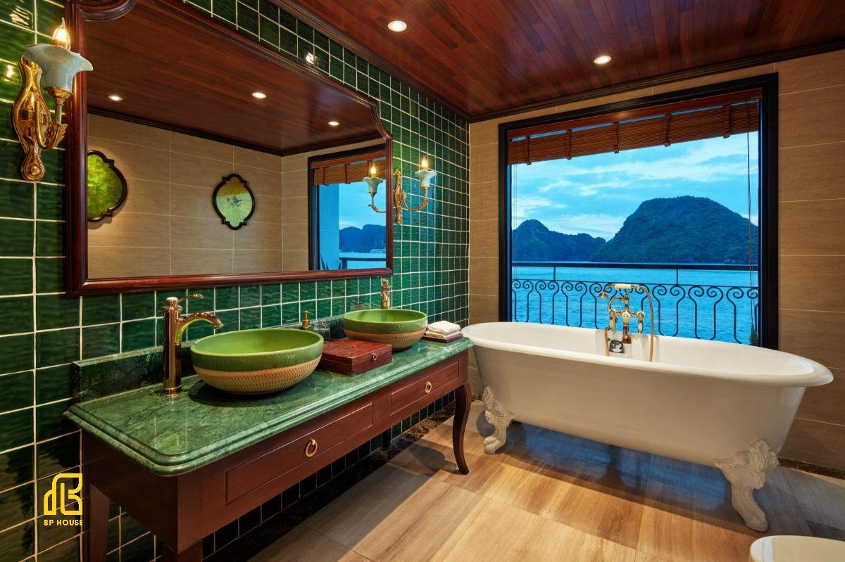 mẫu phòng tắm khách sạn 5 sao
