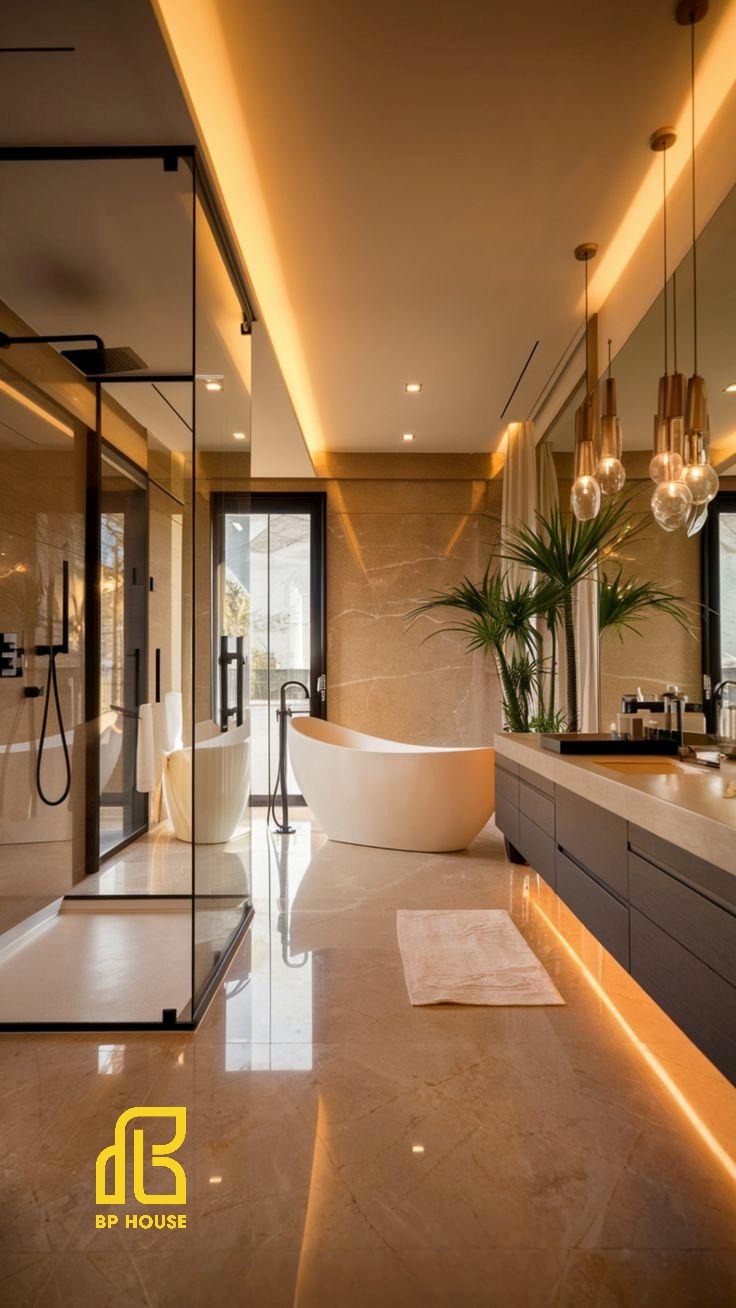 mẫu phòng tắm khách sạn 5 sao