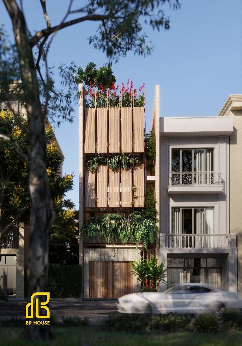 Nhà phố phong cách Eco