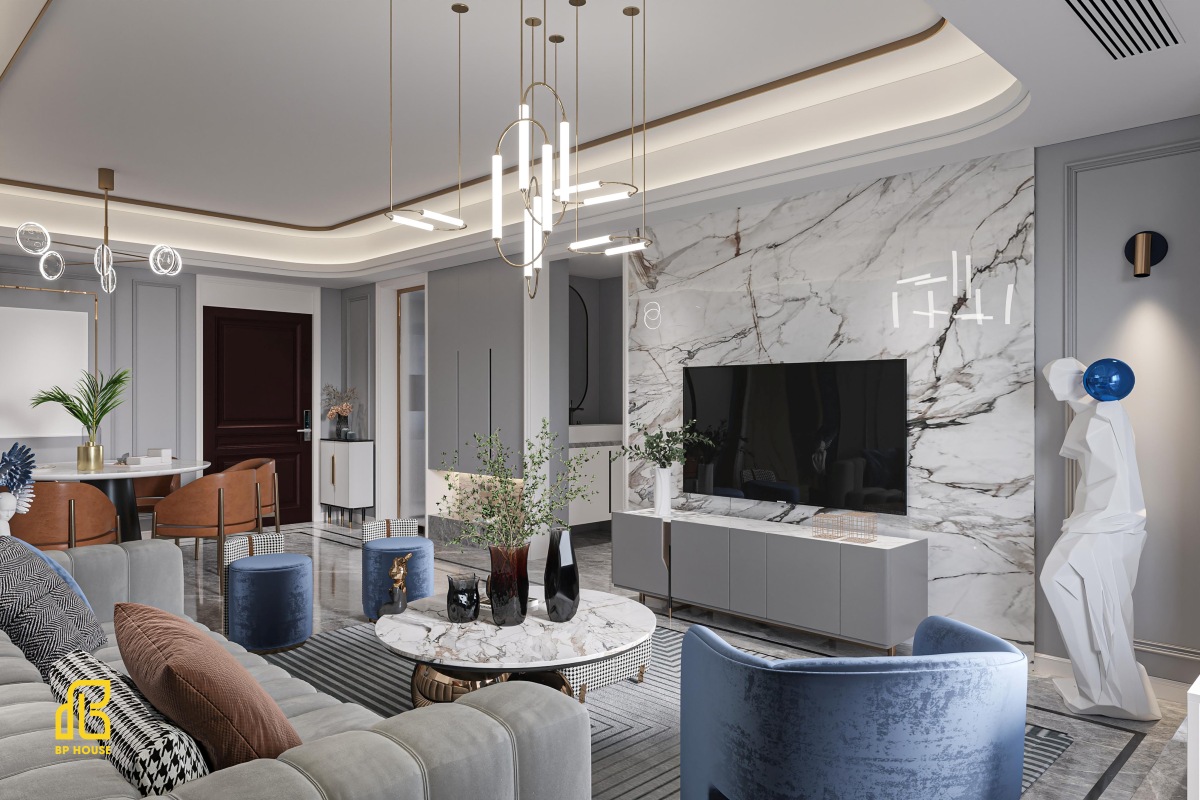 nhà phố phong cách Luxury