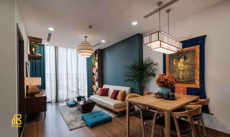 Thiết kế nội thất căn hộ chung cư phong cách Vintage
