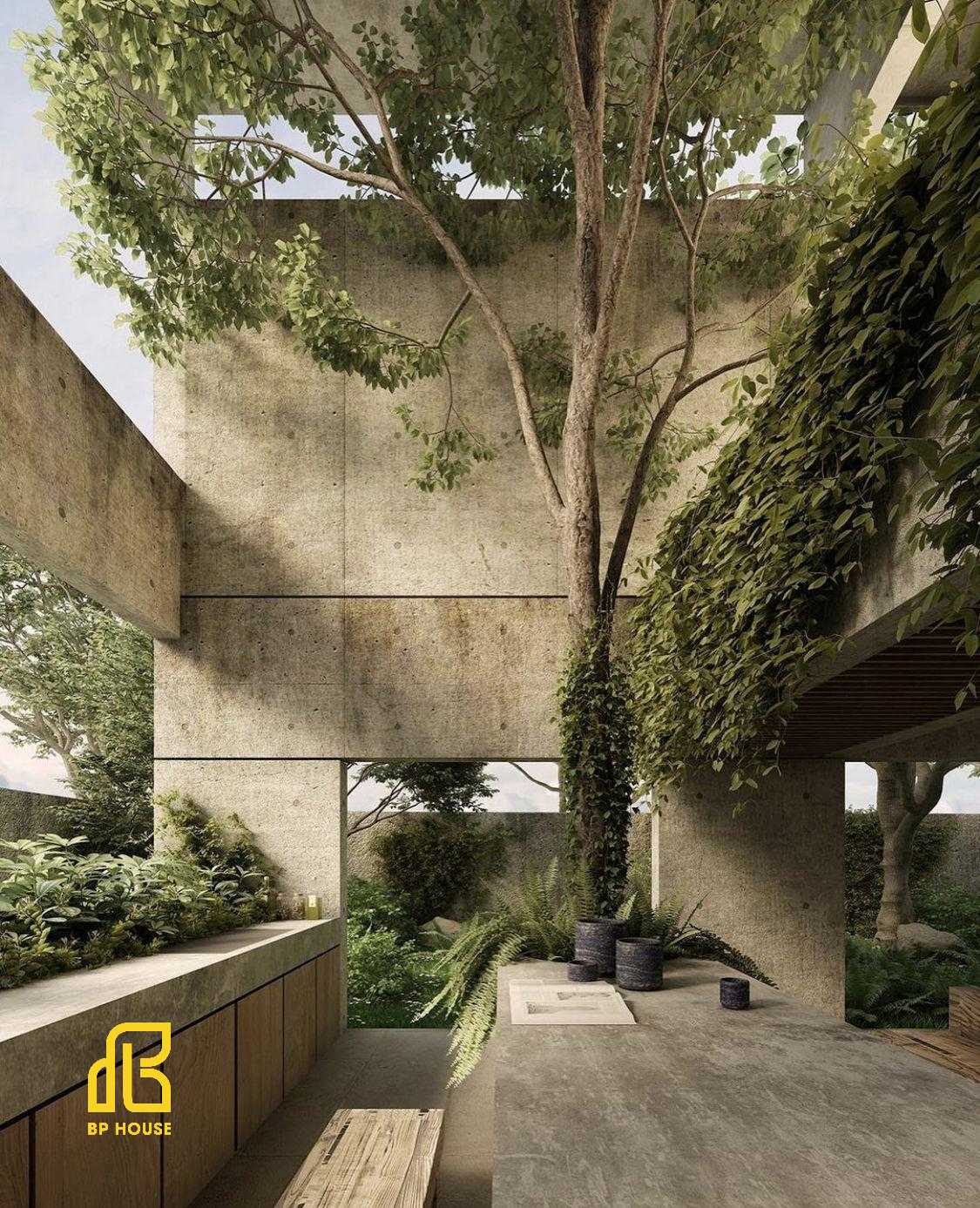 phong cách thiết kế Brutalism