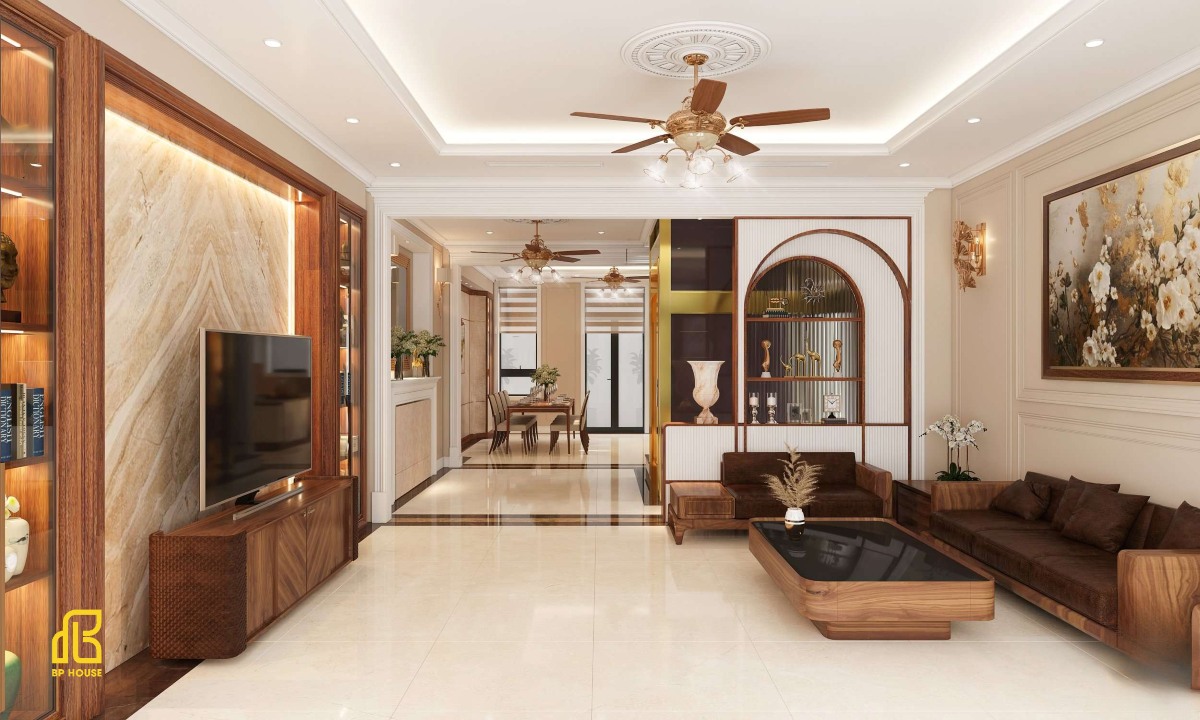 thiết kế nội thất biệt thự liền kề