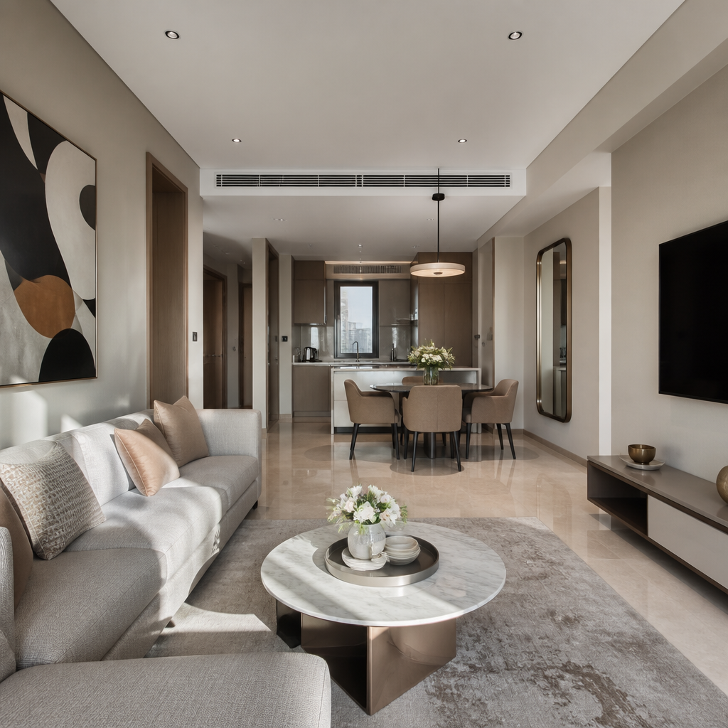Thiết kế nội thất căn hộ dịch vụ sang trọng của BP House