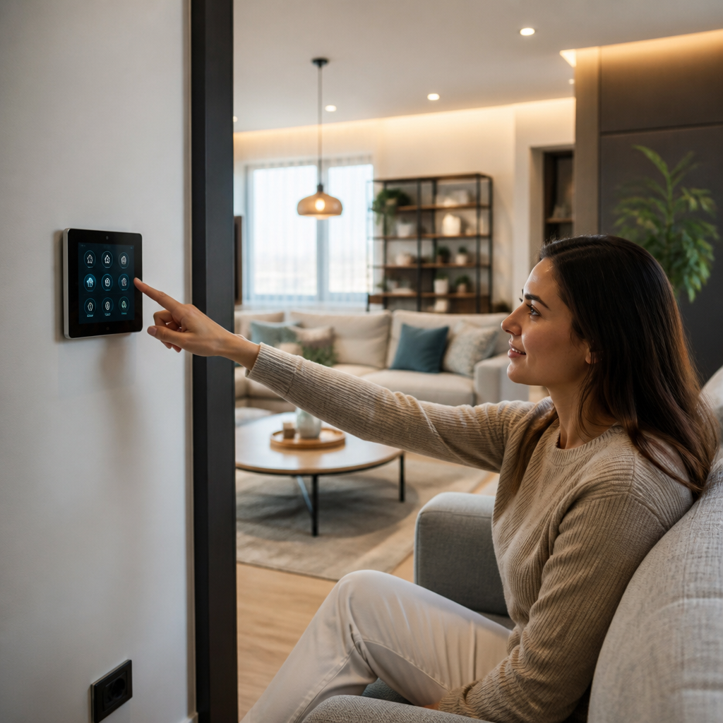 Sự tiện nghi của ngôi nhà thông minh tự động hóa