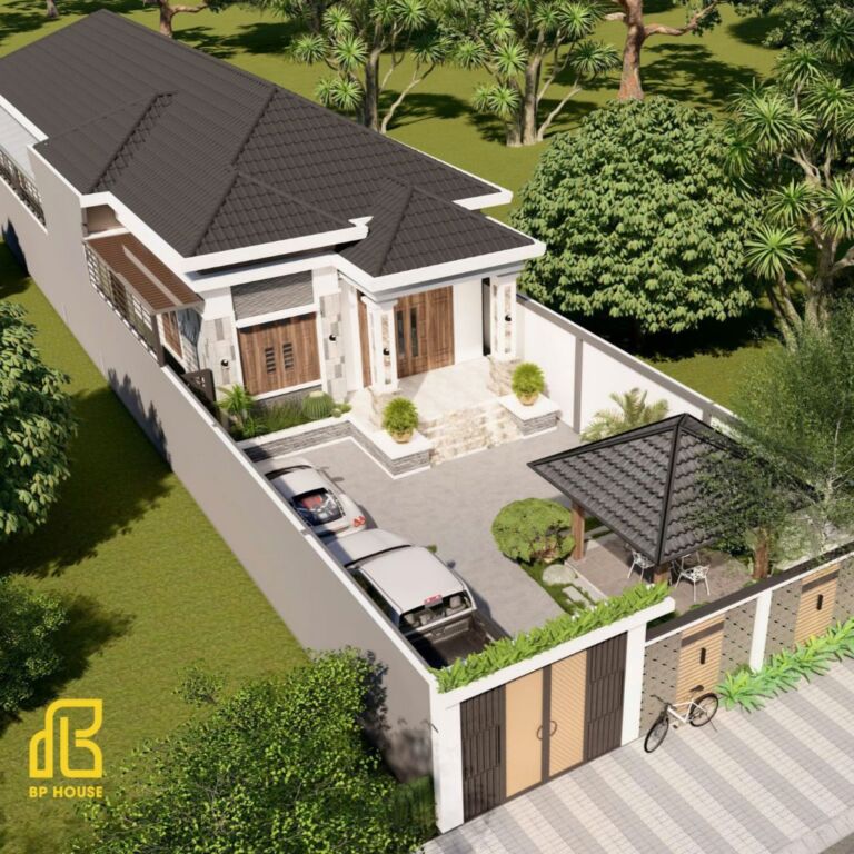 30+ Mẫu biệt thự mái Nhật 1 tầng đẹp, tối ưu công năng