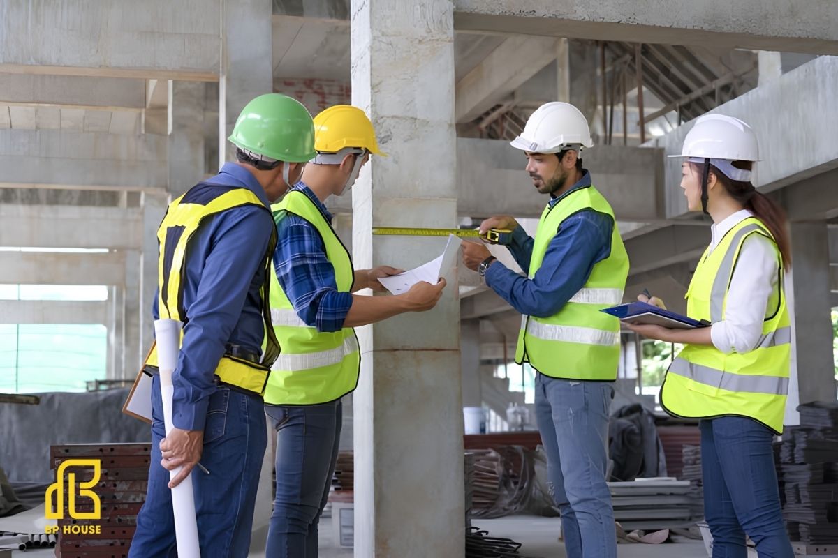 Giám sát tác giả phụ trách phần thiết kế đảm nhận, giám sát thi công kiểm soát toàn bộ.