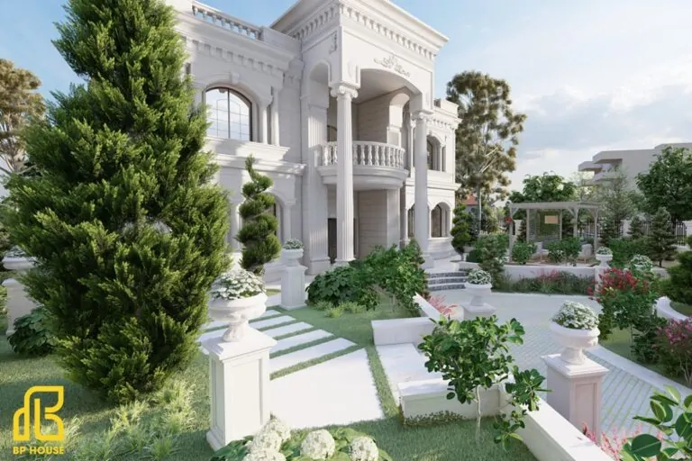 Thiết kế biệt thự 2 tầng tân cổ điển - những chú ý không thể bỏ qua